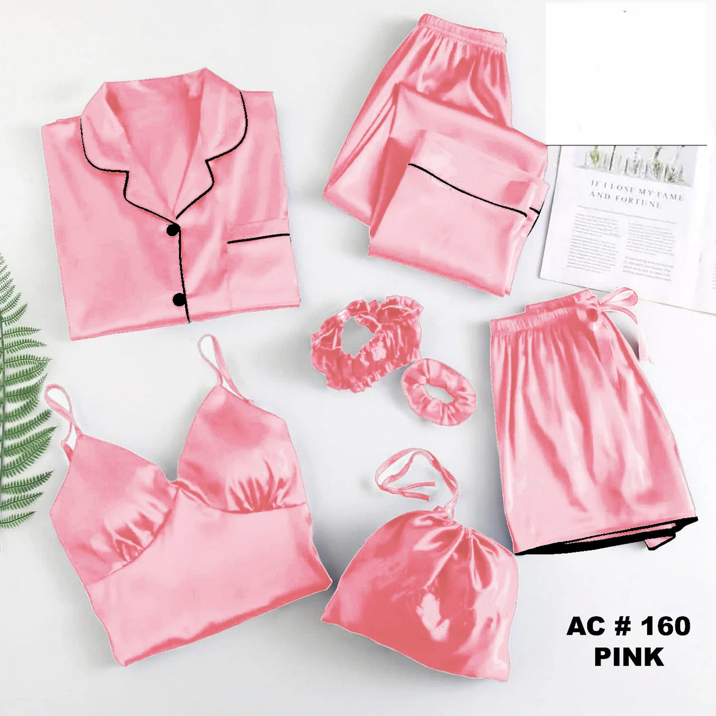 Seven-Piece Women's Sleepwear Set