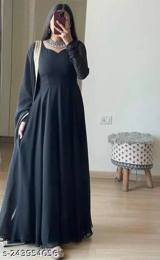 3 Pcs Plain Maxi